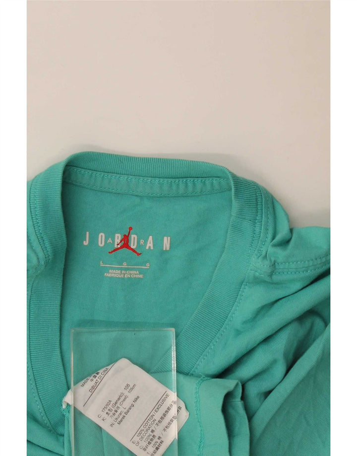 Jordan Herren-T-Shirt mit Grafik, groß, aus blauer Baumwolle