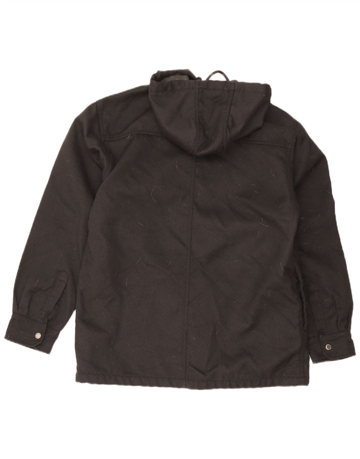 Dickies Herren-Utility-Jacke mit Kapuze, UK 38/40, mittelschwarzes Polyester