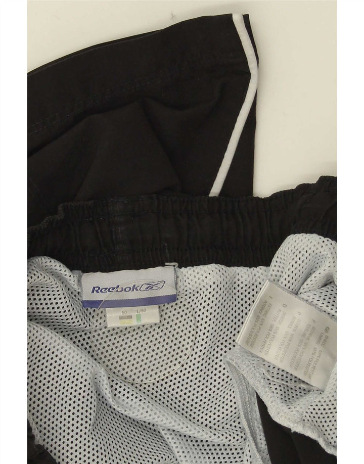 Reebok Herren Badeshorts Medium Schwarz Polyester
