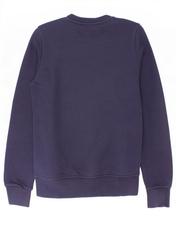 Adidas Mädchen Grafik Sweatshirt Pullover 11–12 Jahre Marineblau Baumwolle