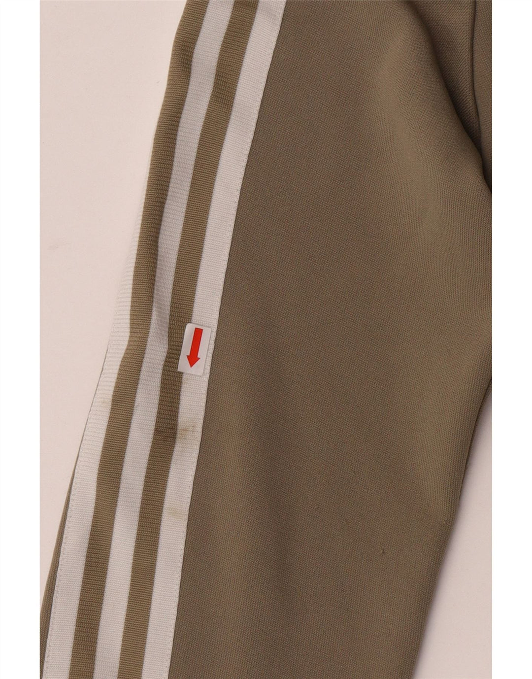Adidas Damen Zip Hoodie Pullover UK 12 Medium Khaki Polyester