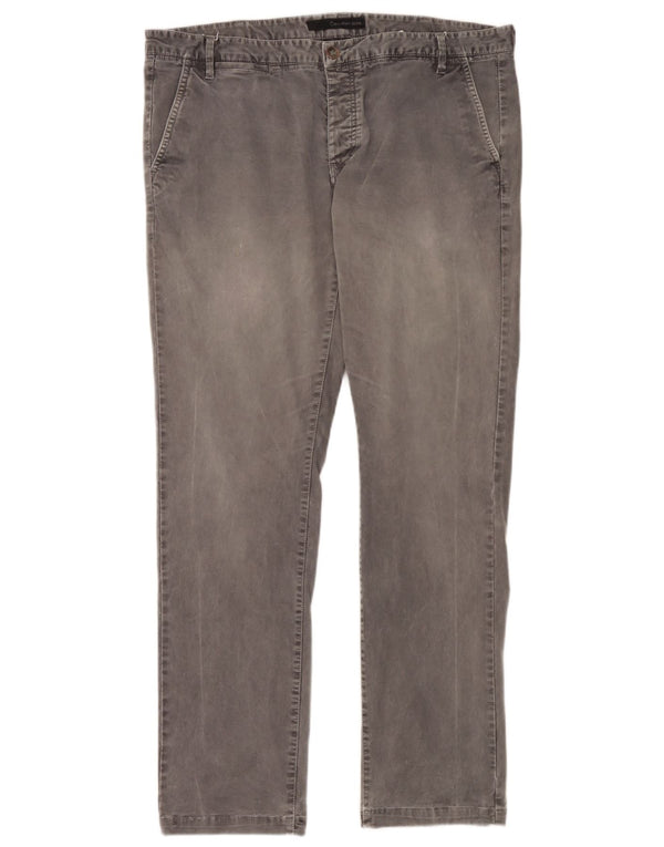 Calvin Klein Mens Slim Jeans W36 L32 Grey Cotton