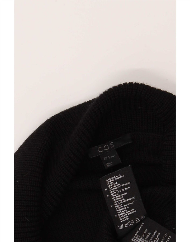 Cos Damen-Pullover, übergroß, bauchfrei, Rollkragenpullover, Gr. 10, Größe S, Schwarz