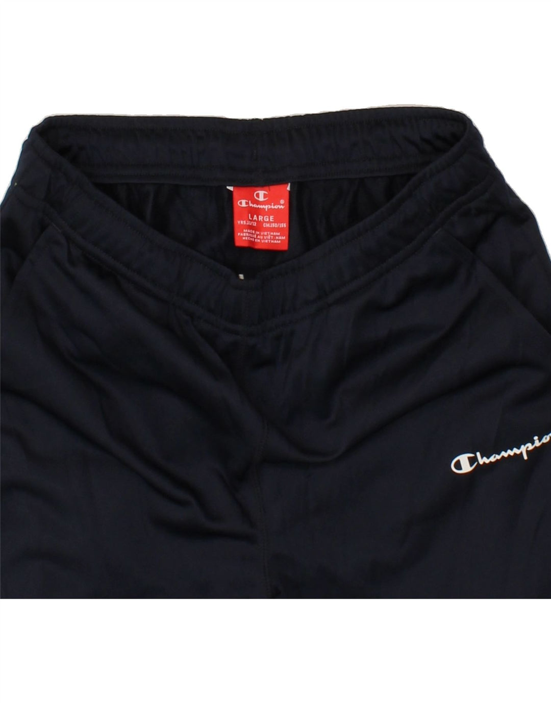 CHAMPION Boys Tracksuit Trousers 11-12 Years Large Navy Blue Vintage Champion and Second-Hand Champion from Messina Hembry 