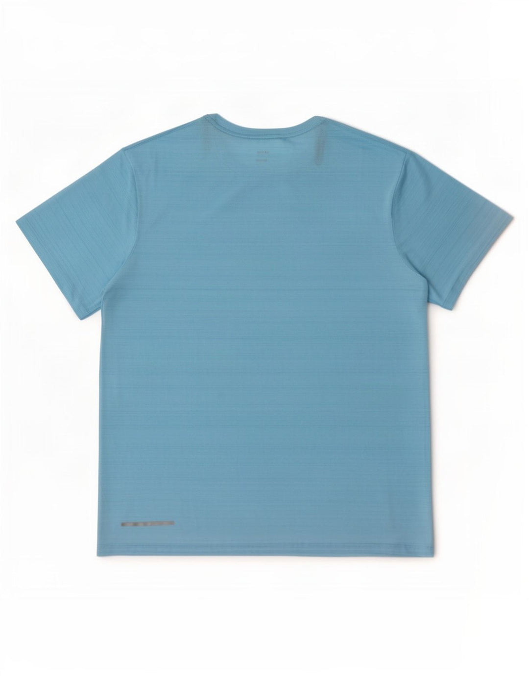 Nike Herren Dri Fit T-Shirt Top, großes blaues Nadelstreifen-Polyester