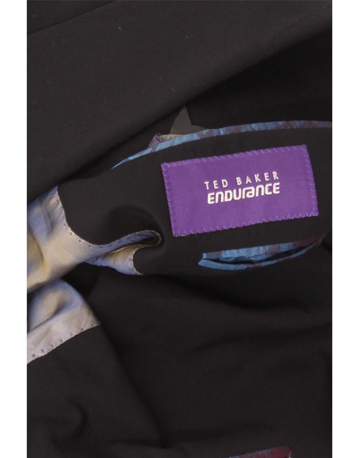 Ted Baker Herren-Blazer mit 2 Knöpfen, UK 38, mittleres Marineblau