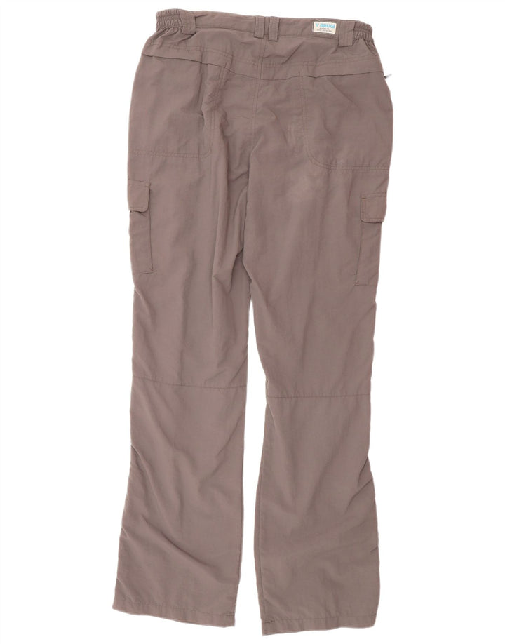 Brugi Gerade Herren-Cargohose W34 L34 Graues Polyamid
