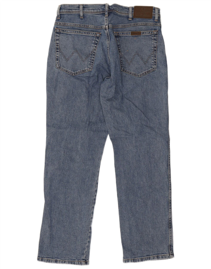 Wrangler Herren-Jeans mit normaler Passform, gerade Passform, W34, L30, Blau, Baumwolle