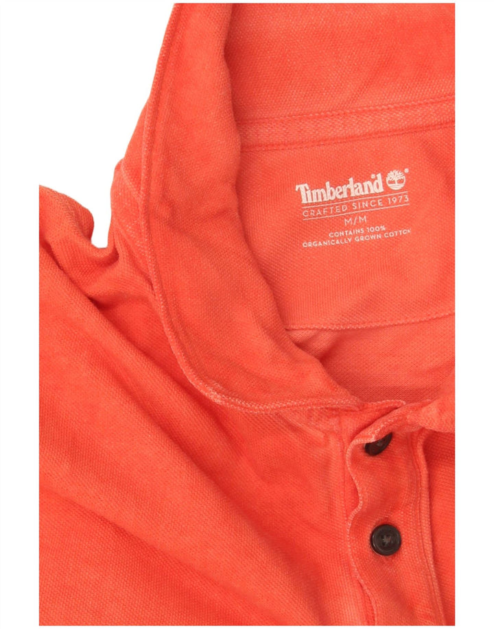 Timberland Herren-Poloshirt aus mitteloranger Baumwolle