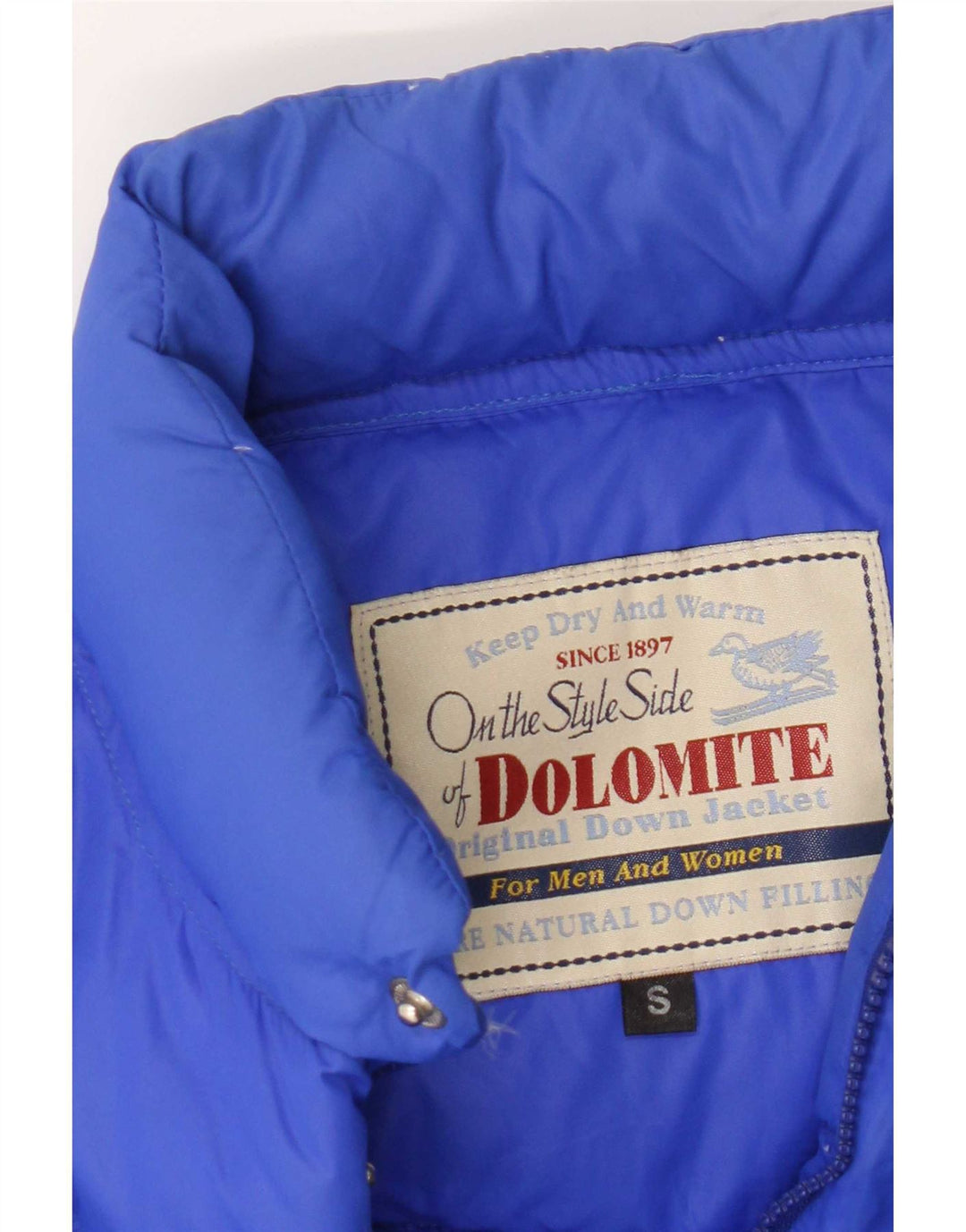 Dolomite Herren Wattierte Weste UK 36 Small Blaues Nylon
