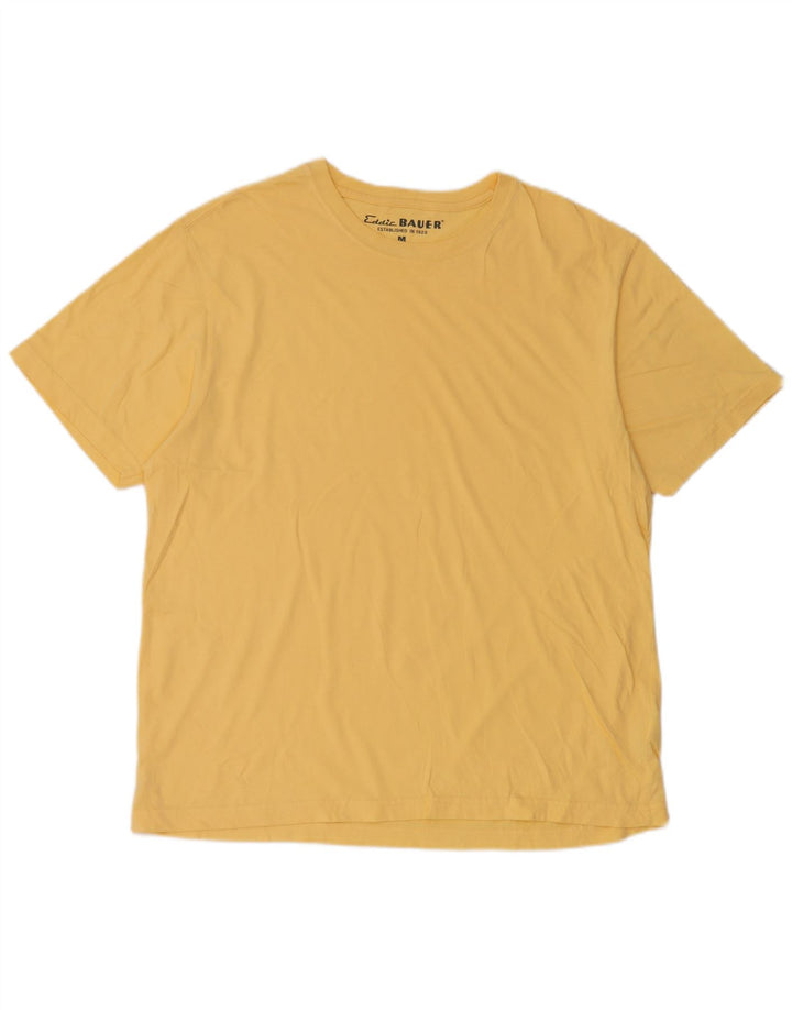 Eddie Bauer Herren T-Shirt Top mittelgelbe Baumwolle