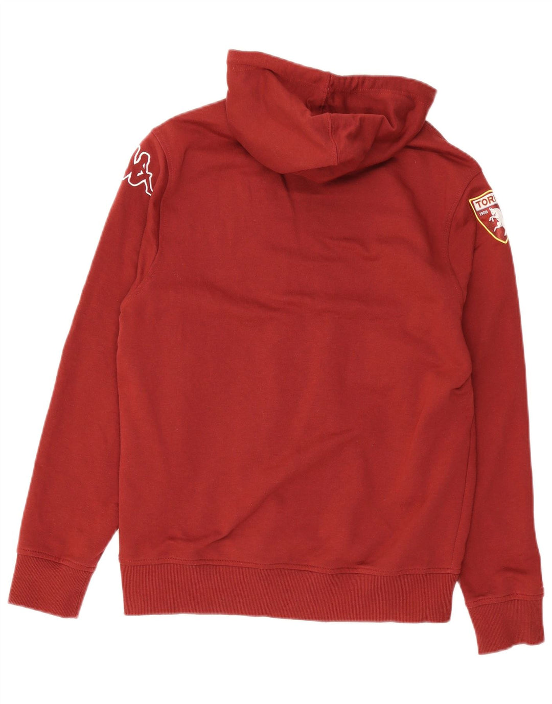 Kappa Herren-Kapuzenpullover mit Grafik, groß, kastanienbraun, Baumwolle