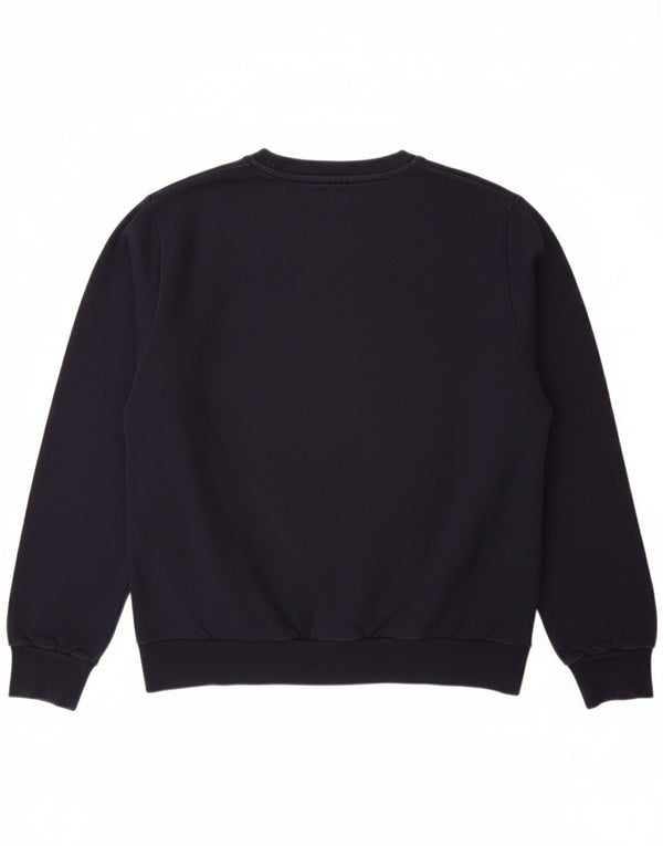 BIKKEMBERGS Grafik-Sweatshirt für Jungen, 15–16 Jahre, marineblaue Baumwolle