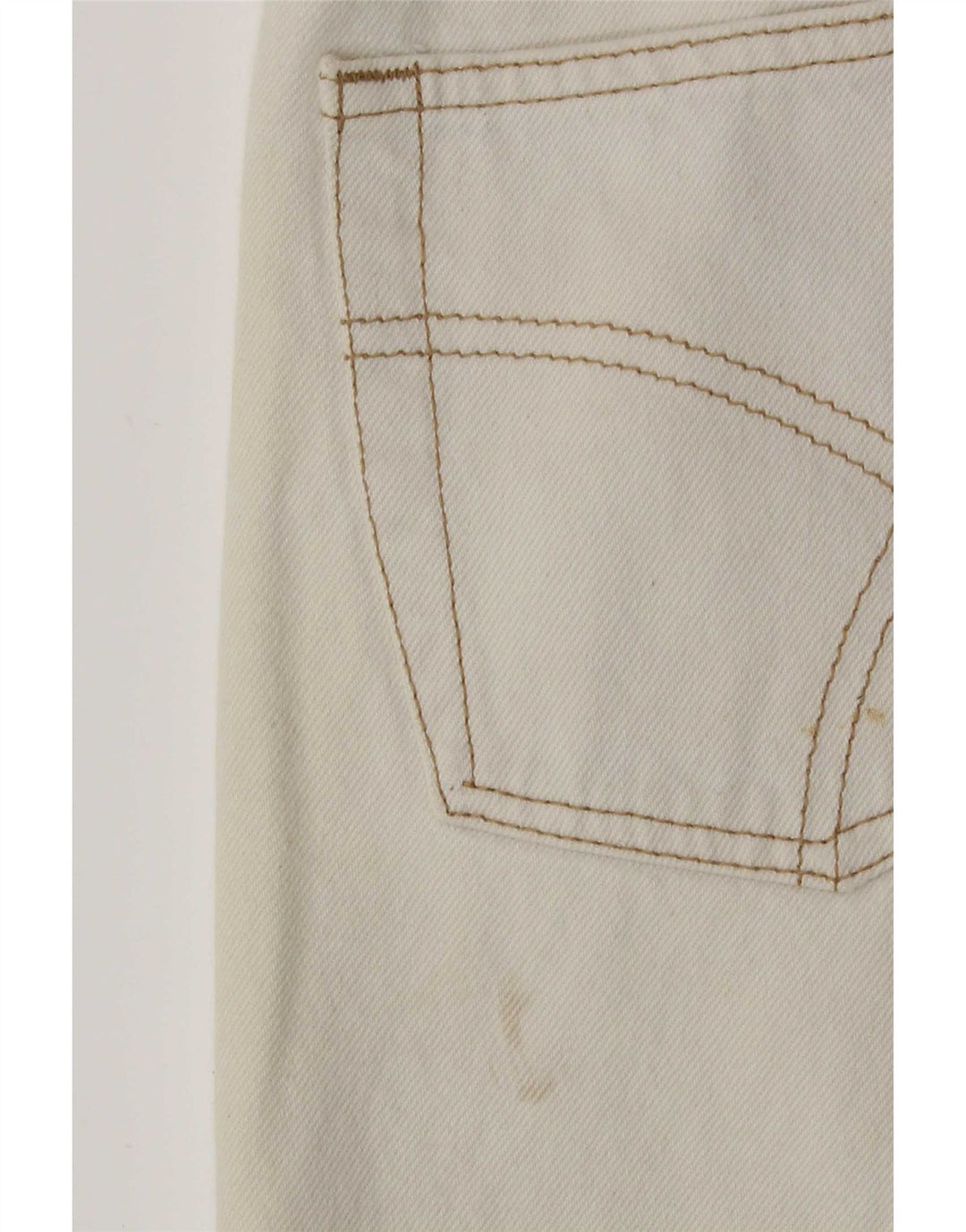 Gas Herren Tapered Jeans W32 L30 Weiße Baumwolle