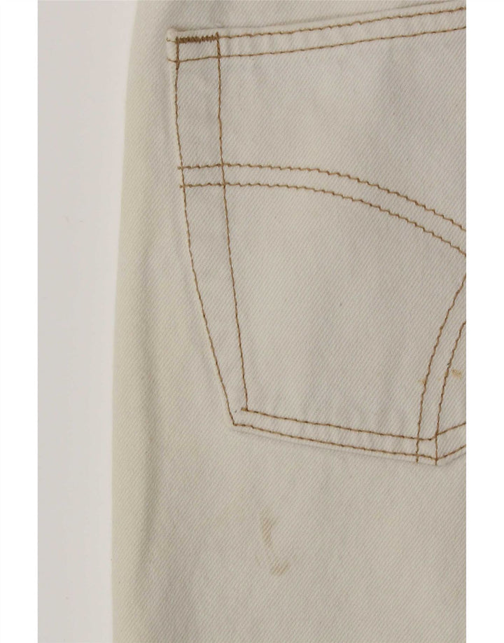 Gas Herren Tapered Jeans W32 L30 Weiße Baumwolle