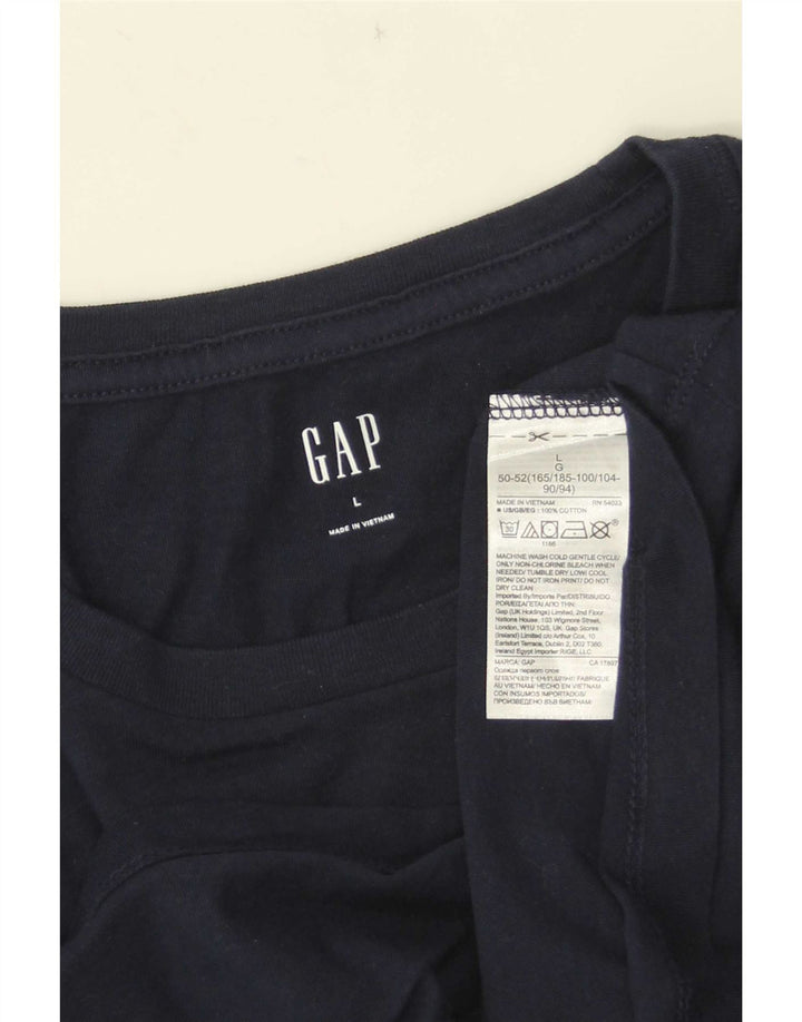 Gap Herren-T-Shirt mit Grafik, groß, marineblau, Baumwolle