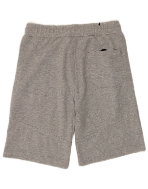 Zara Herren-Sportshorts aus mittelgrau meliertem Polyester