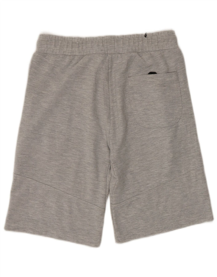 Zara Herren-Sportshorts aus mittelgrau meliertem Polyester