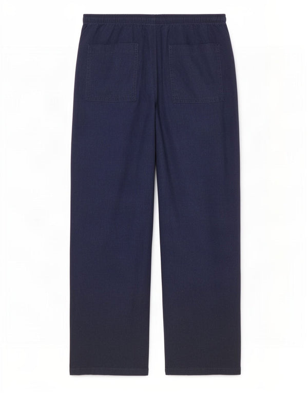Marks & Spencer Damen-Hose, kurz geschnitten, UK 44, Größe L, W32, L26, Marineblau