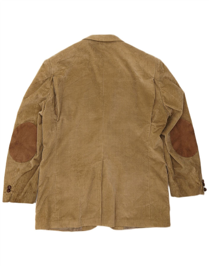 Orvis Herren-Blazer aus Cord mit 3 Knöpfen, UK 42, XL, Beige