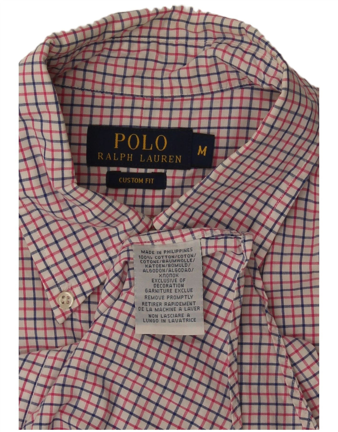 Polo Ralph Lauren Herren-Kurzarmhemd, mittelgroß, mehrfarbig kariert
