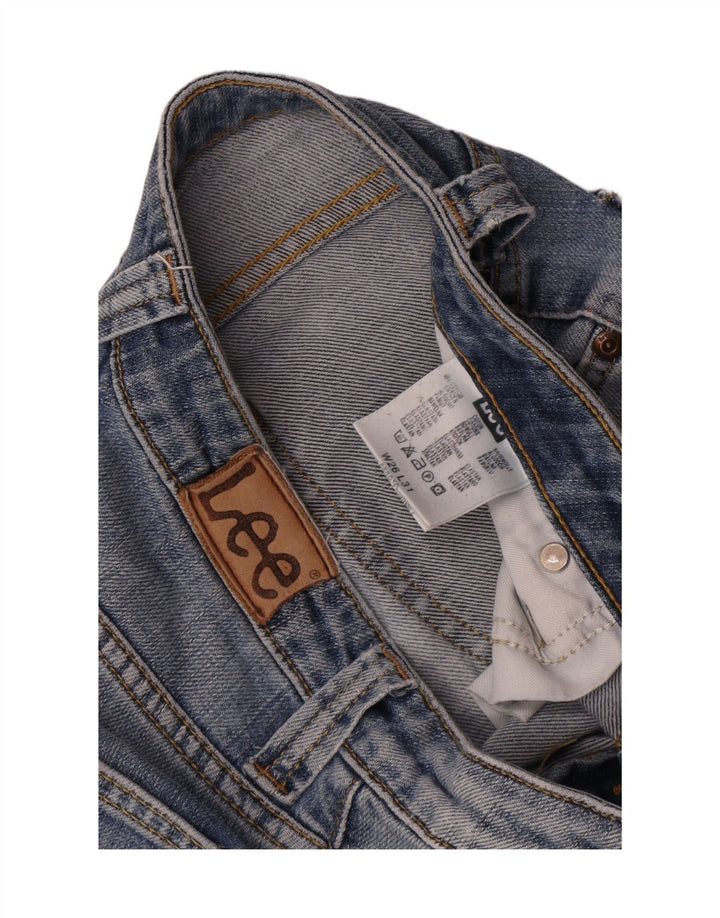 Lee Damen Schlagjeans W26 L31 Blaue Baumwolle