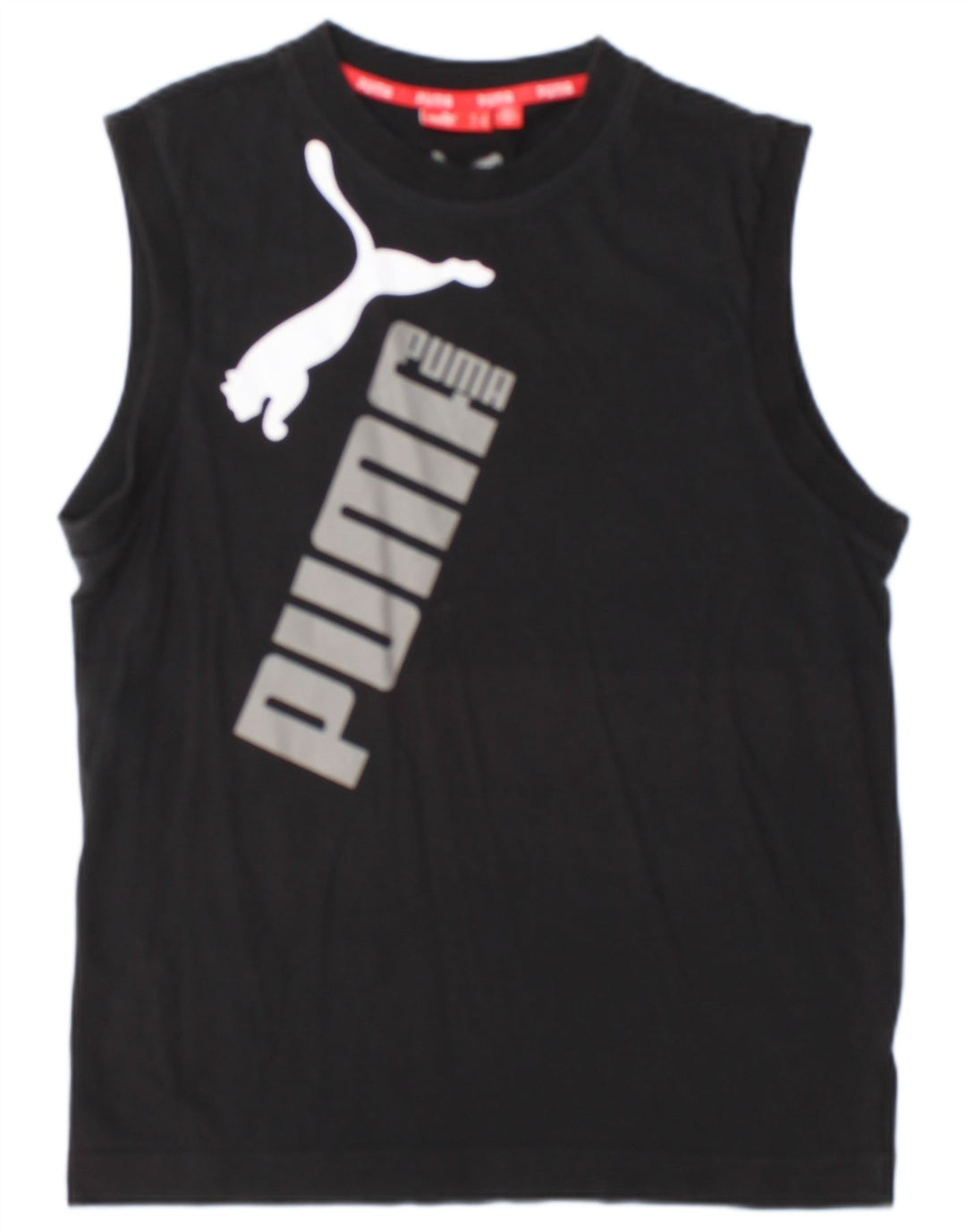 Puma Herren Grafik T-Shirt Top Medium Schwarz