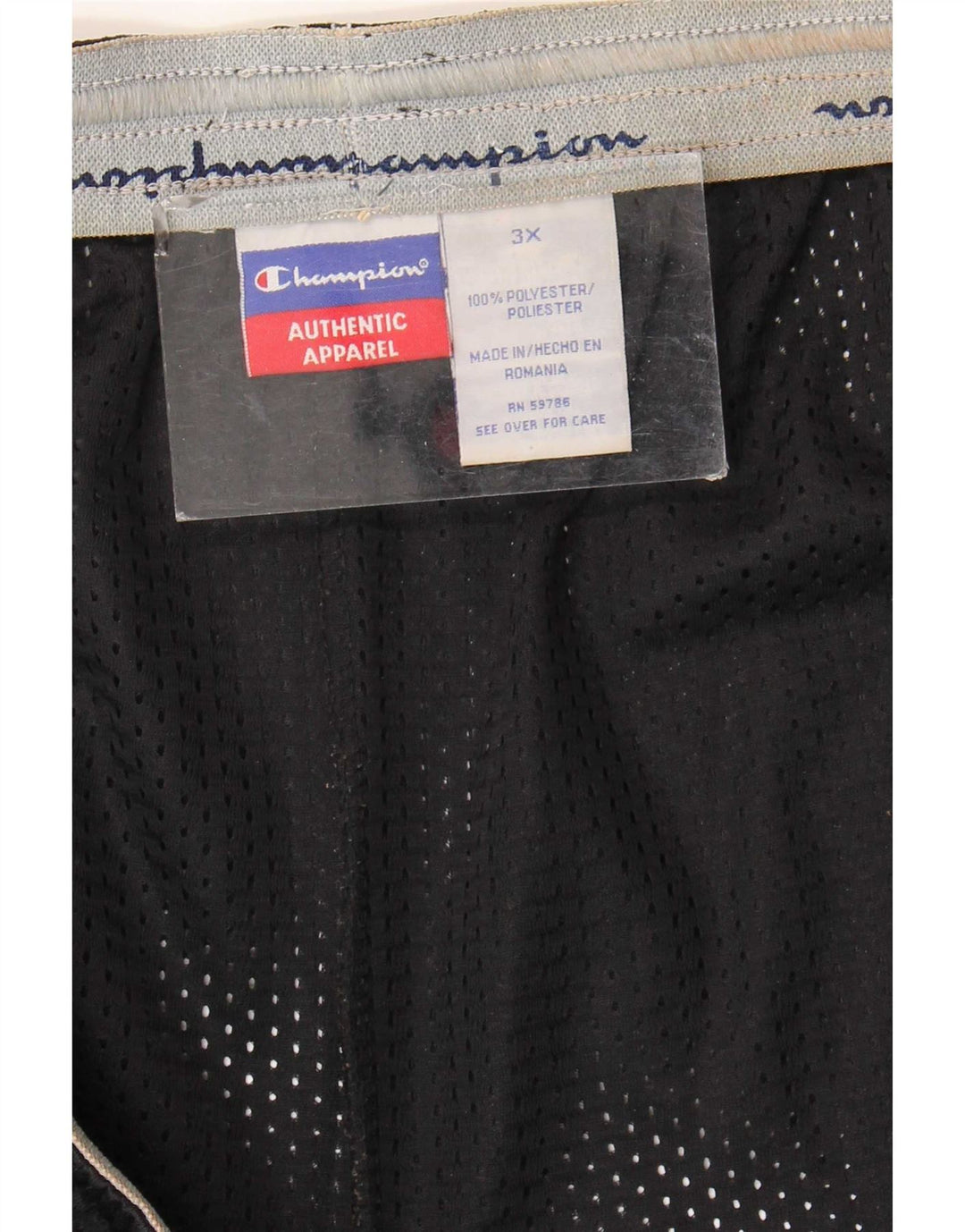Champion Herren Sportshorts 3XL Schwarz Polyester