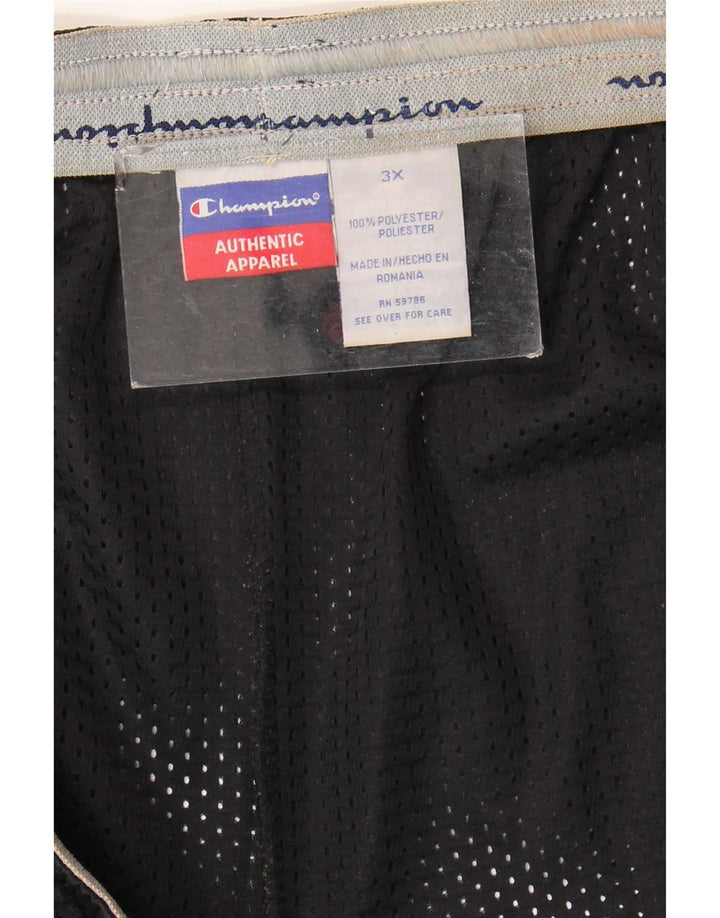 Champion Herren Sportshorts 3XL Schwarz Polyester