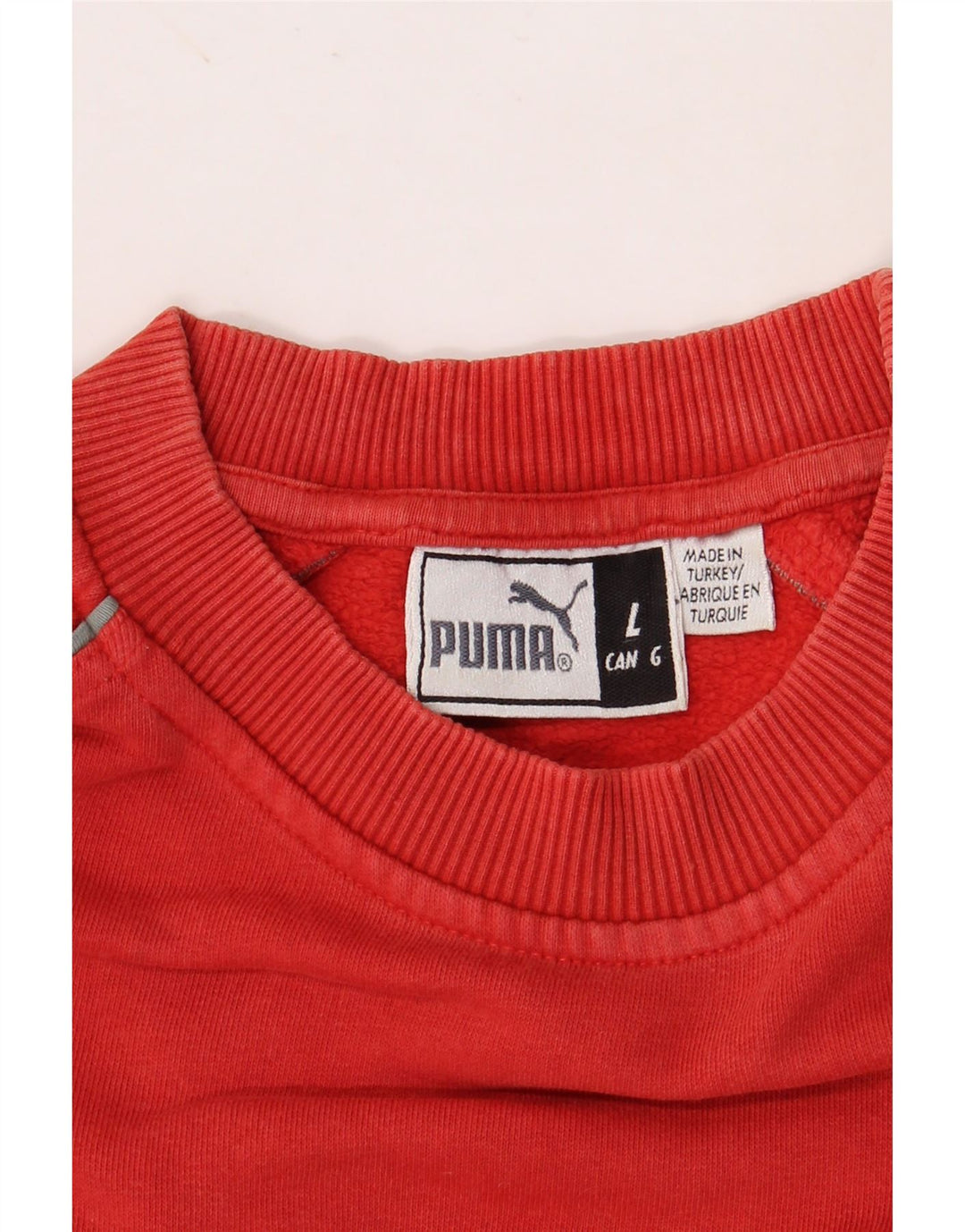 PUMA Herren Grafik-Sweatshirt-Pullover, Größe L, Rot