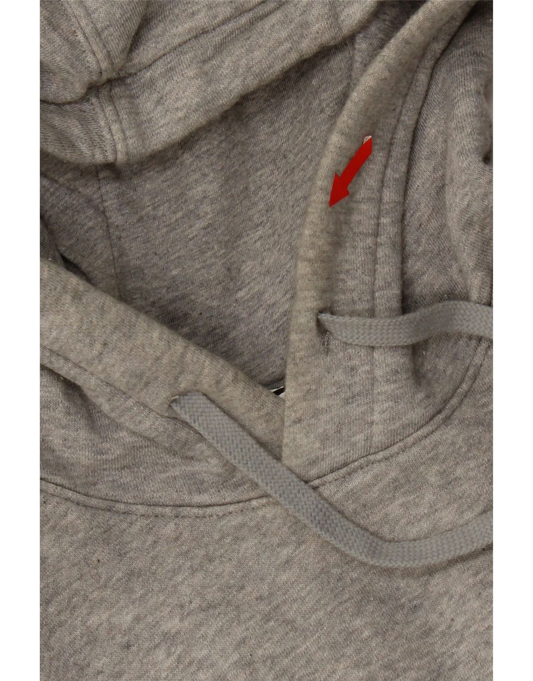 Nike Herren-Kapuzenpullover mit Grafik, mittelgrau gefleckte Baumwolle
