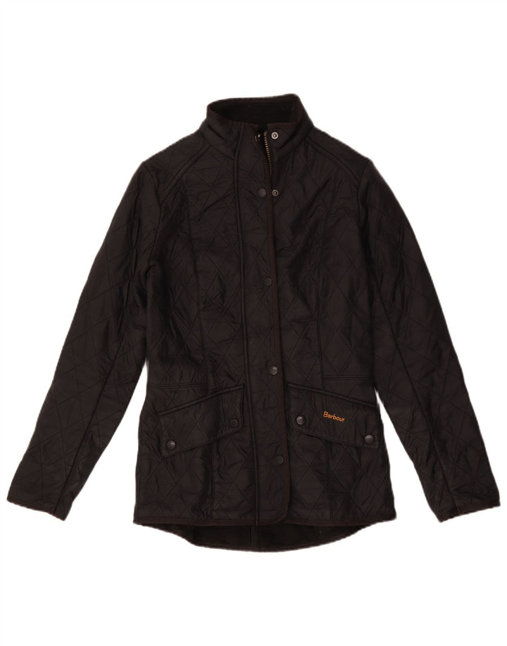 Barbour Damen Steppjacke UK 8 Small Schwarz