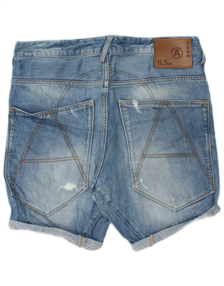 G-Star Herren Jeansshorts W32 mittelblaue Baumwolle