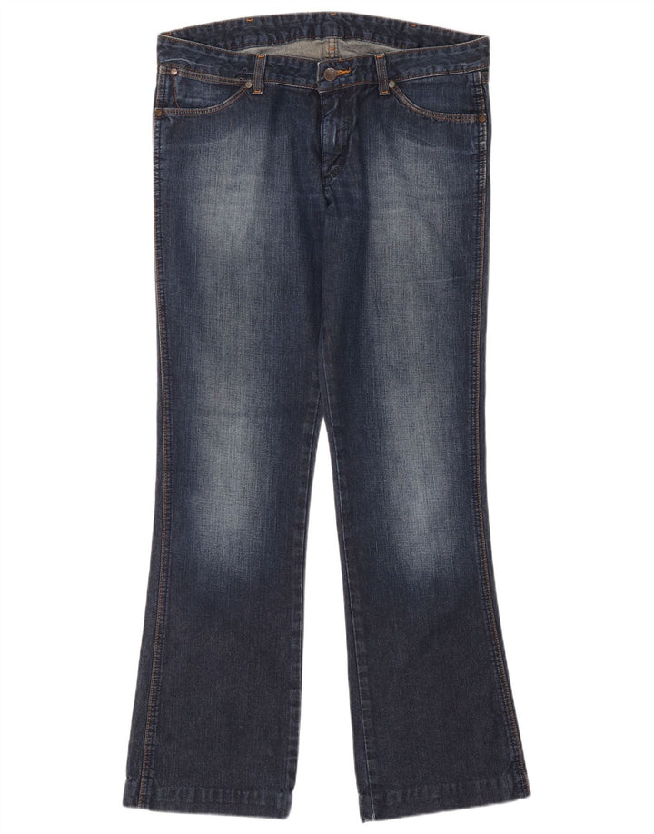 Wrangler Damen Megan Bootcut Jeans W32 L34 Marineblaue Baumwolle