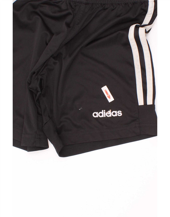 Adidas Sportshorts für Jungen, 9–10 Jahre, schwarzes Polyester