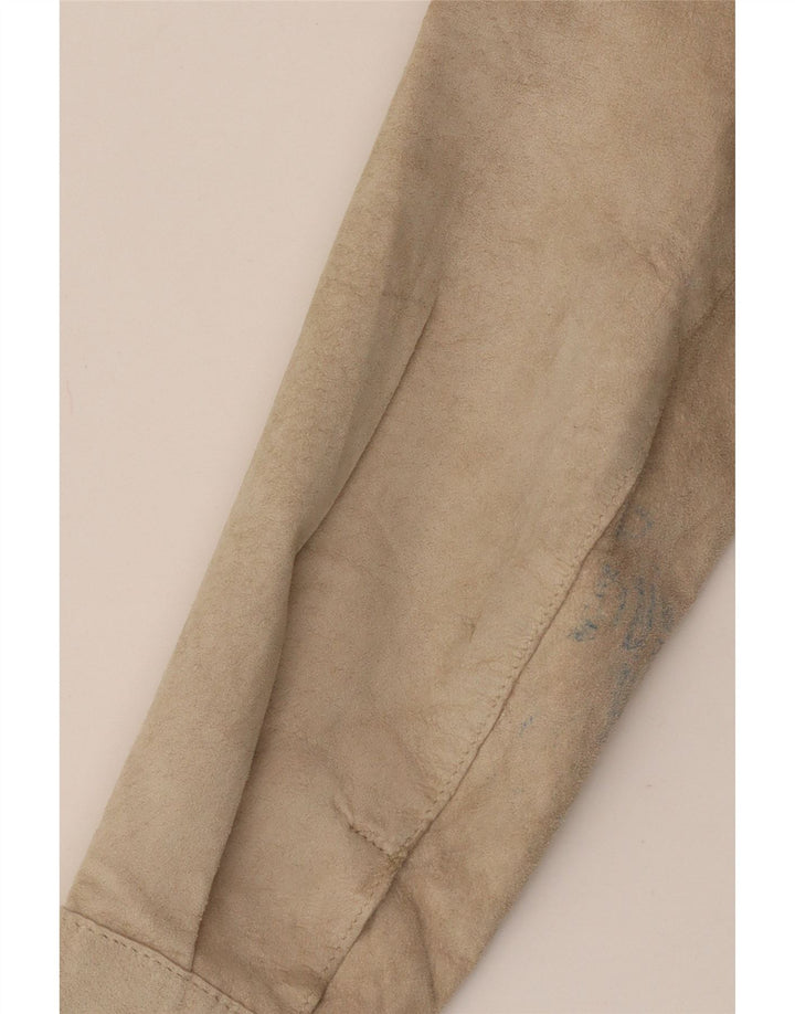 Conbipel Damen Wildlederjacke IT 48 XL Beige Leder