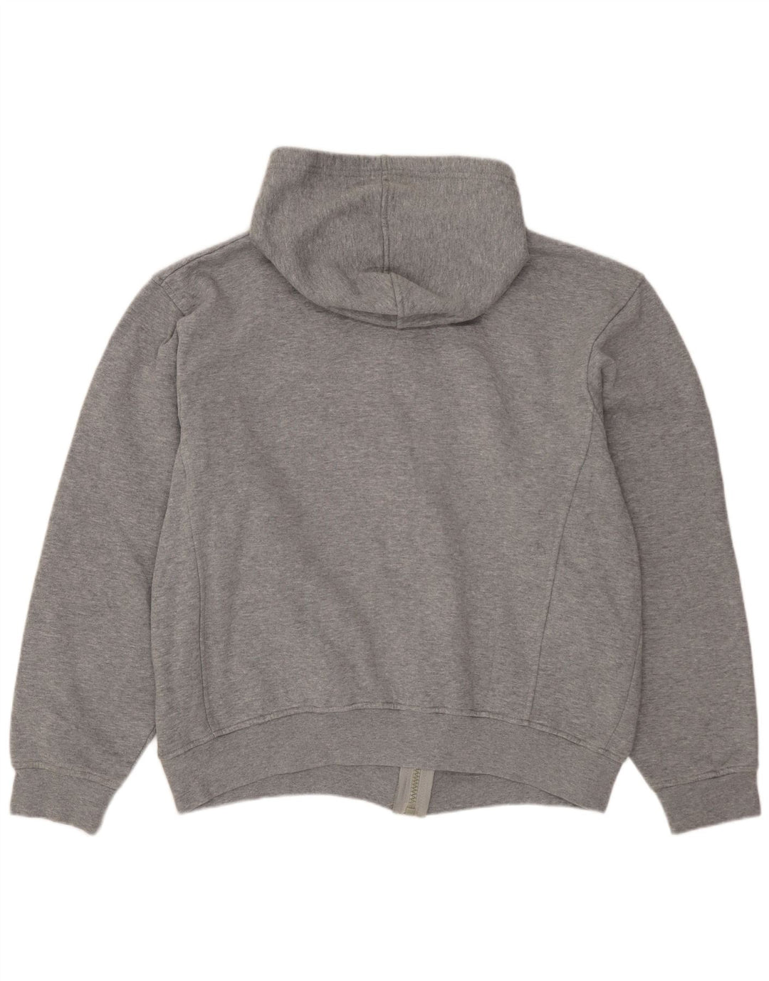 FILA Womens Graphic Oversized Zip Hoodie Pullover UK 20 2XL Graue Baumwolle