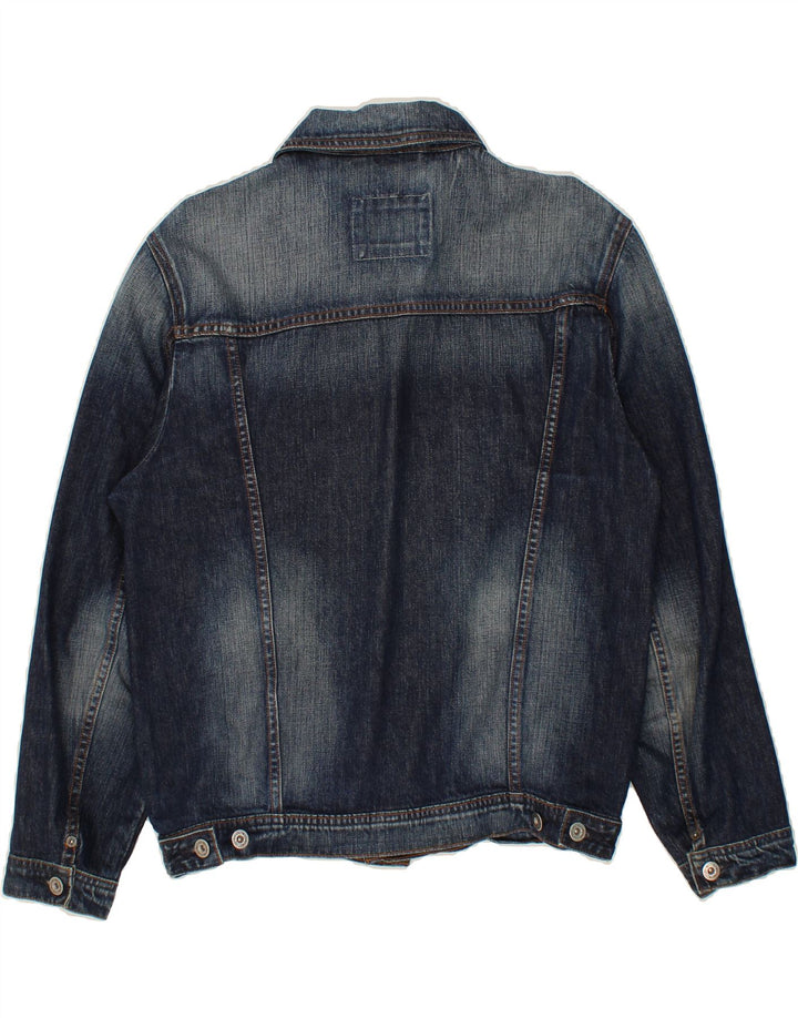 MUSTANG Boys Denim Jacket 15-16 Years Large Blue Cotton Vintage Mustang and Second-Hand Mustang from Messina Hembry 