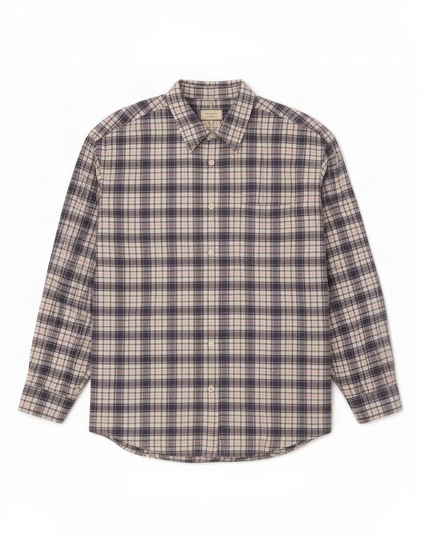 Eddie Bauer Damen-Oversize-Hemd, UK 18, XL, mehrfarbig, kariert, Baumwolle