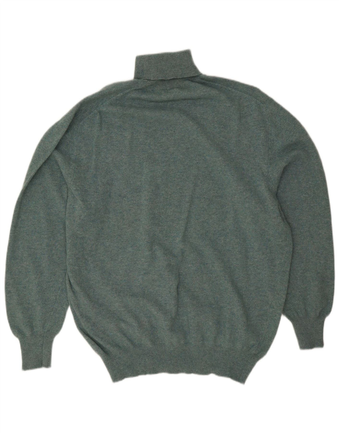 Vintage Herren Rollkragenpullover Pullover Groß Grün