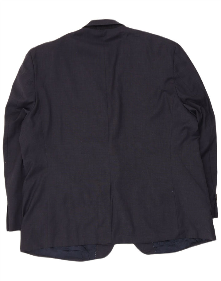 Chaps Herren-Blazer mit 2 Knöpfen, IT 50, große marineblaue Wolle