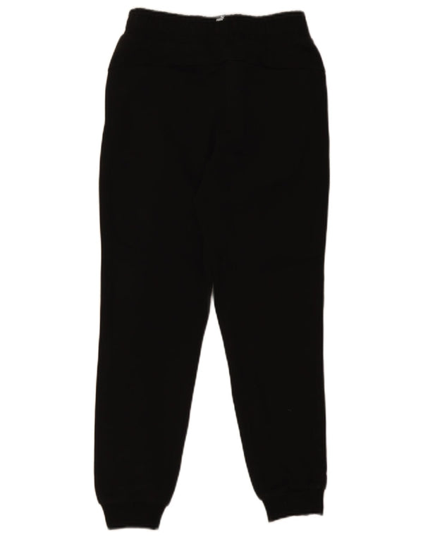 Puma Jungen-Trainingshose, Jogginghose, 11–12 Jahre, schwarze Baumwolle