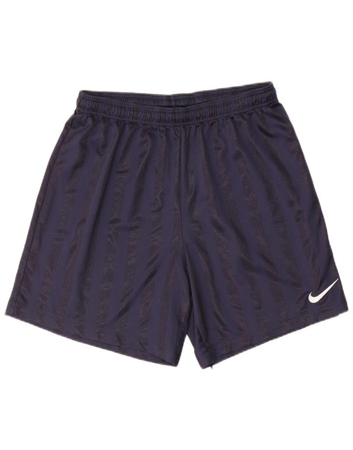 Nike Herren-Sportshorts, groß, Marineblau gestreift