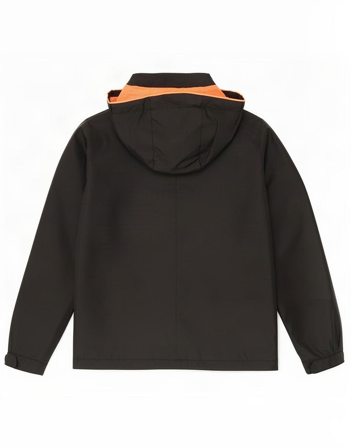 MC Kinley Mädchen-Regenjacke mit Kapuze, 13–14 Jahre, schwarzes Polyester