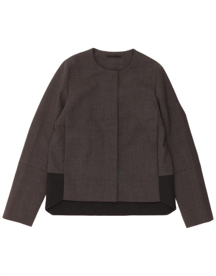 Cos Damen-Blazer-Jacke in Übergröße, EU 36, klein, Grau, Farbblock