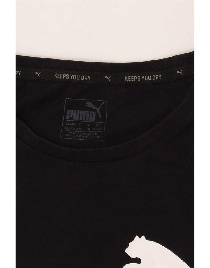 Puma Jungen Graphic T-Shirt Top 15-16 Jahre Schwarz