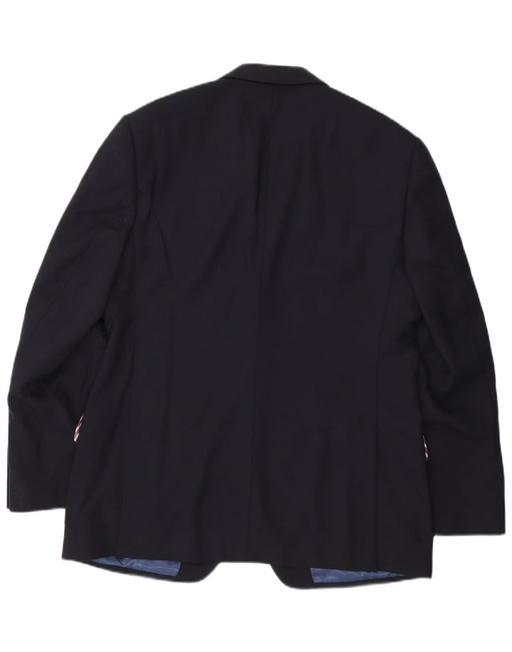 Marks & Spencer Herren-Blazer mit 2 Knöpfen, UK 42, große marineblaue Wolle
