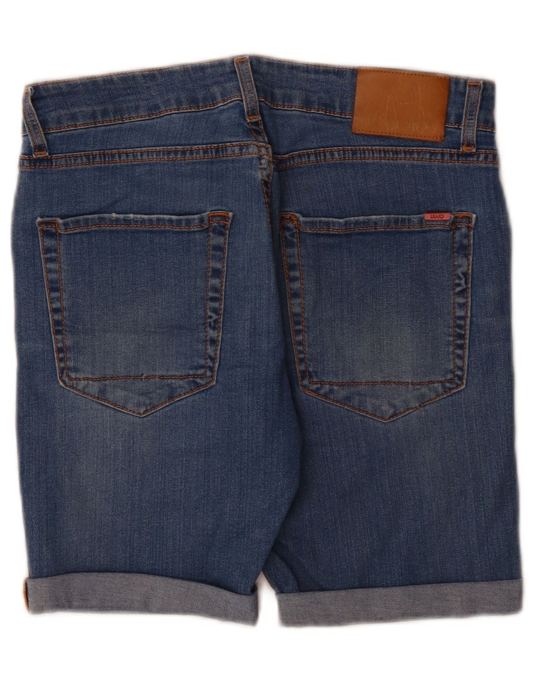 Liu Jo Damen Jeansshorts W28 Mittelblau