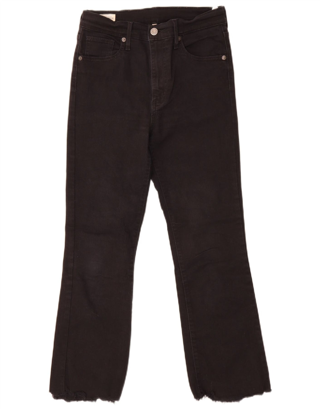 Levi's Herren Straight Jeans W26 L26 Schwarze Baumwolle