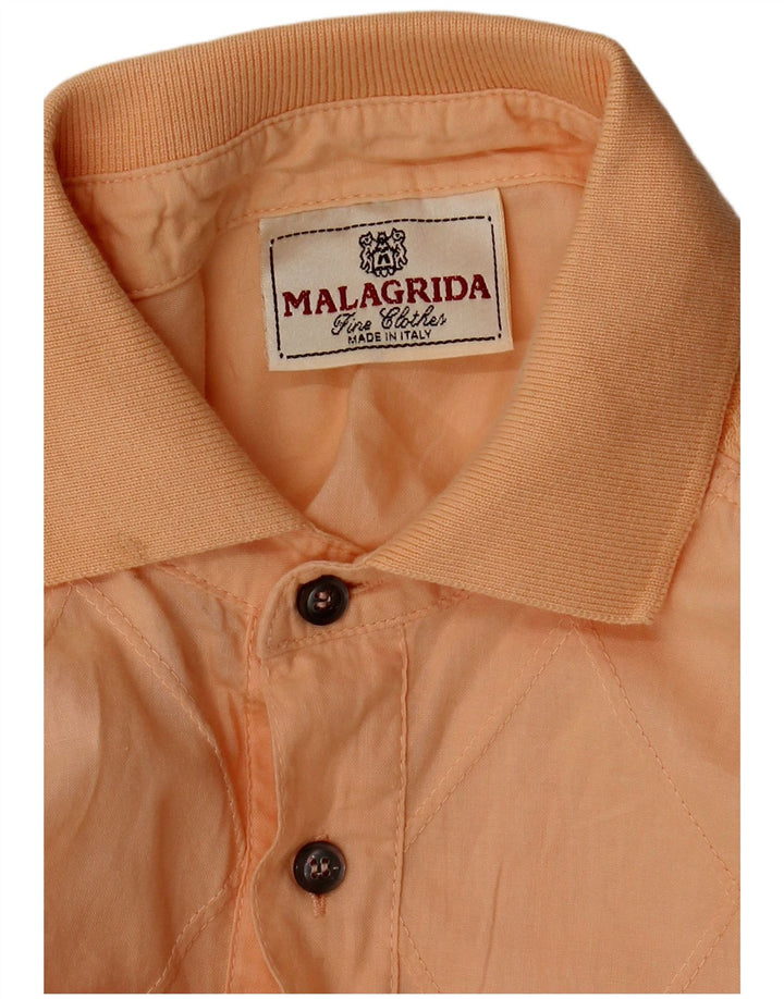 Malagrida Herren-Pullover-Hemd, groß, Orange